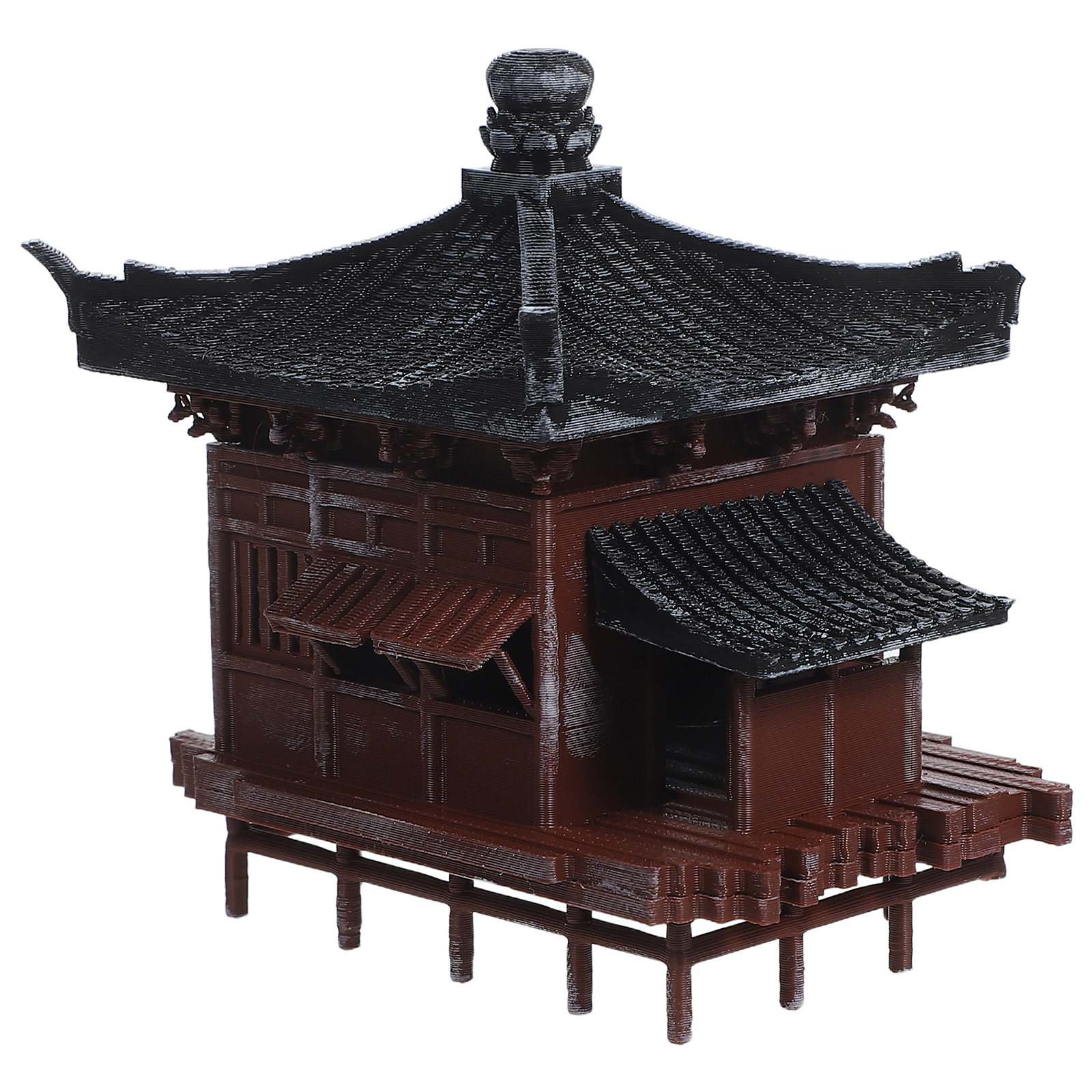 Bonsai Garden Landscape Design - Miniature Chinese Pavilion Ornament Elegant Ancient