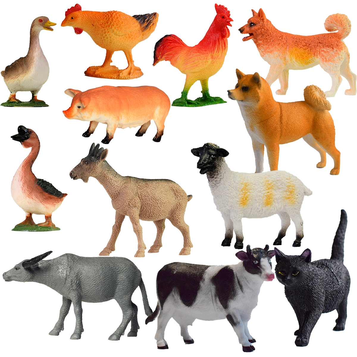 Bonsai Garden Meaning - Simulated Farm Animal Model Set |