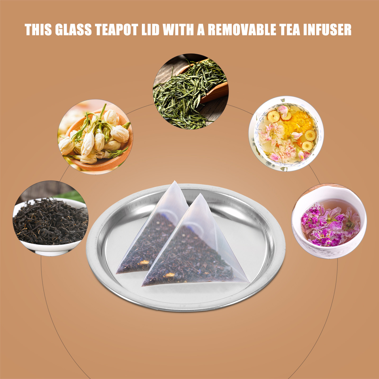 Drip Tray Saucer - 12Pcs Tea Bag Holder Saucer Stainless