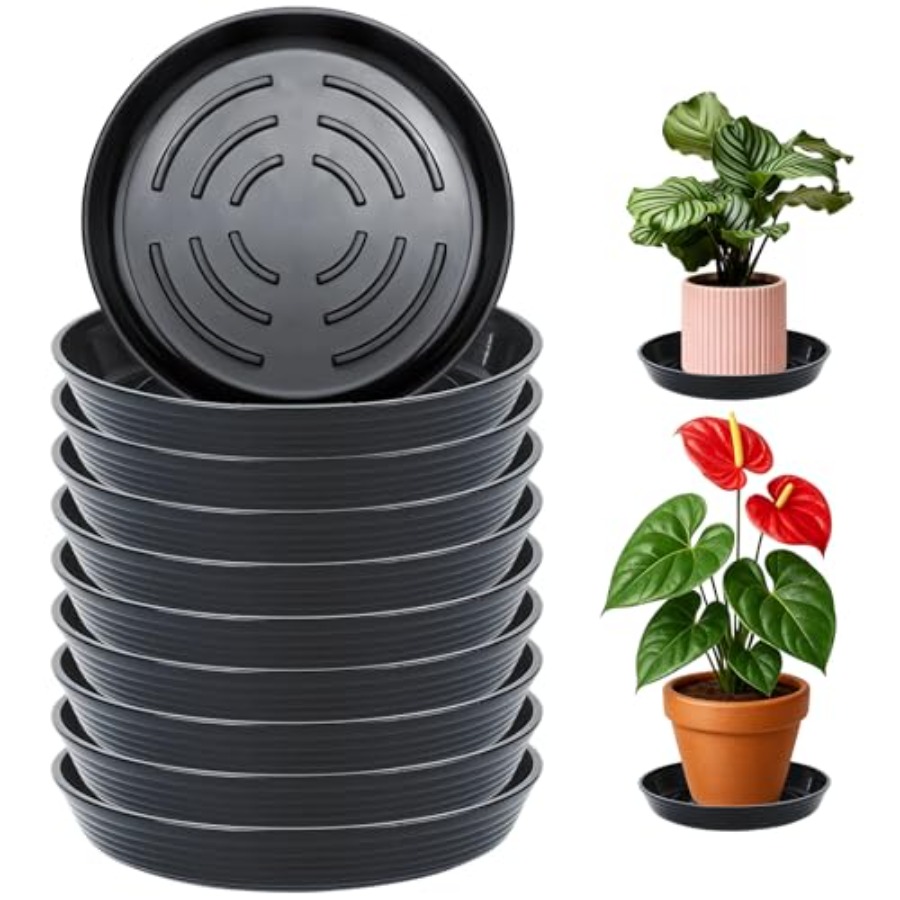 Drip Tray Saucer - 10 Pack Plant Drip Trays, Heavy