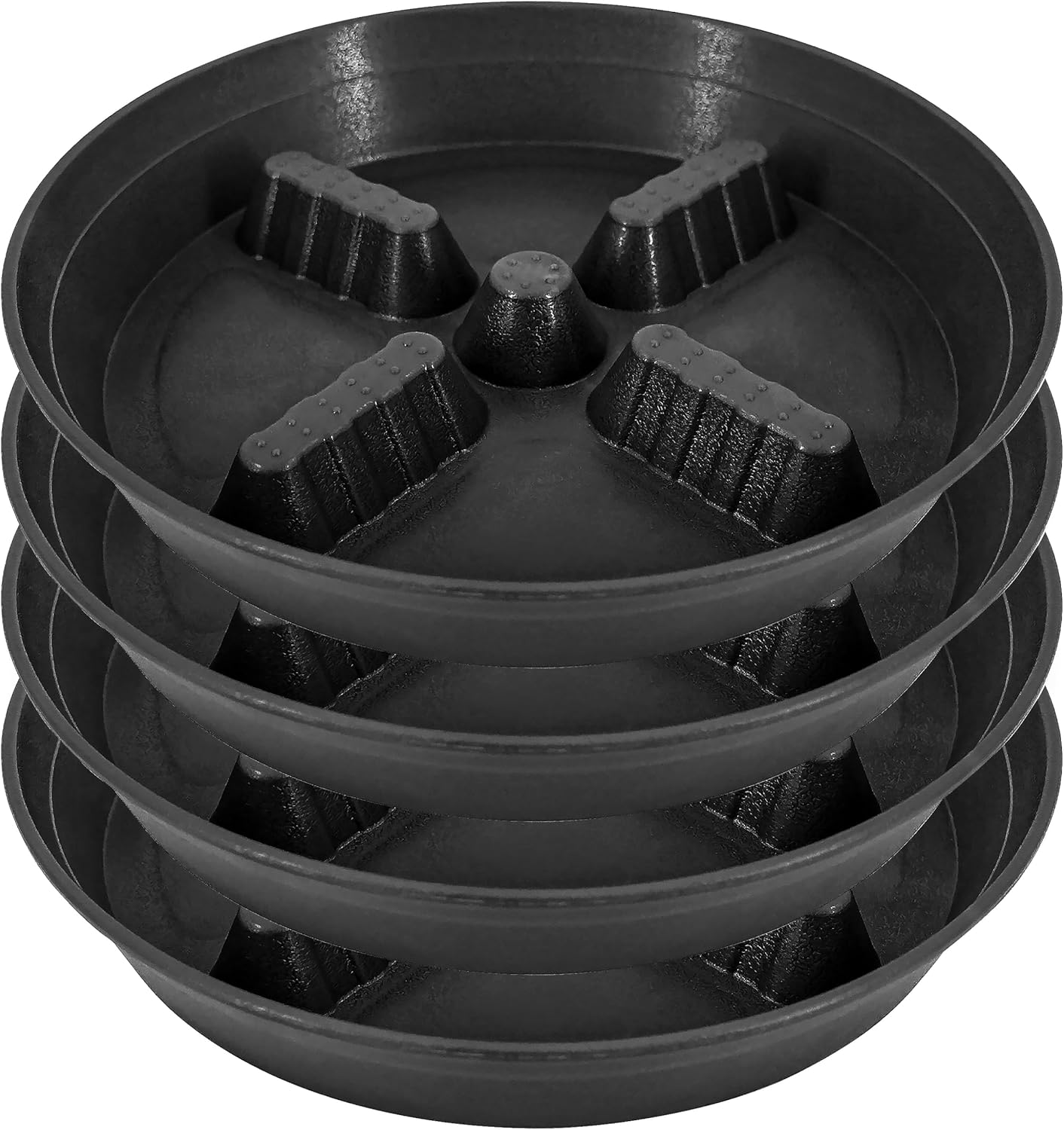Drip Tray Saucer - 4 Pack Plant Saucers 8-17 Inch,