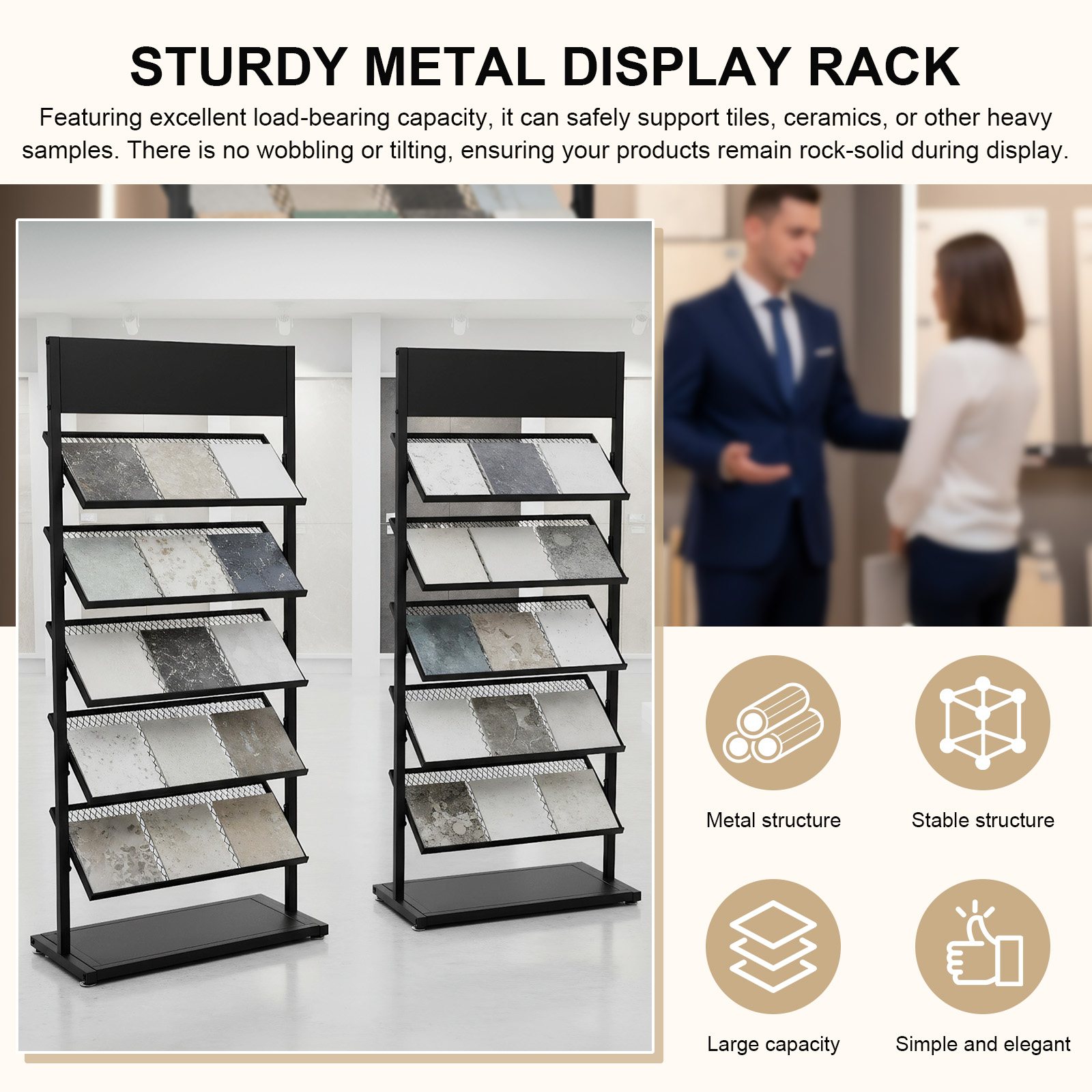 2PCS Tile Display Stand Large  - Display Stand Wood 리뷰 및 가격