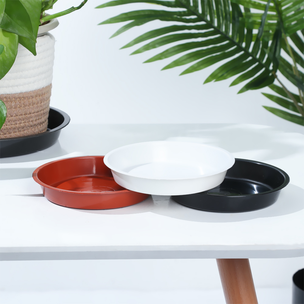 3Pcs Round Shaped Plant Trays  - Drip Tray Saucer 리뷰 및 가격