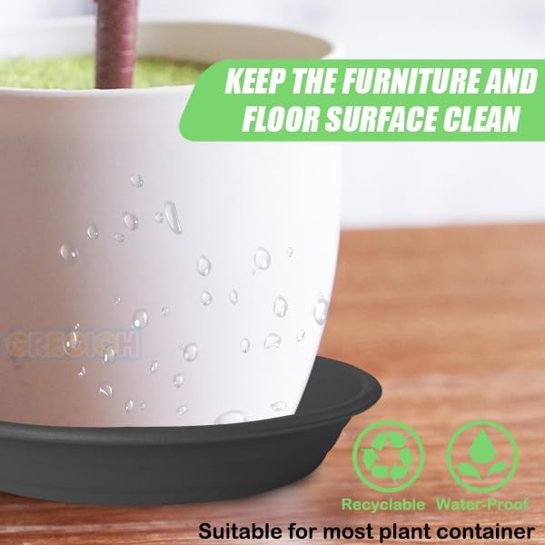 6 Pcs Plastic Plant Saucers, A - Drip Tray Saucer 리뷰 및 가격
