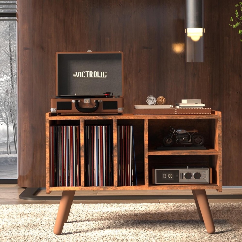 Record Player Stand with Vinyl - Display Stand Wood 리뷰 및 가격