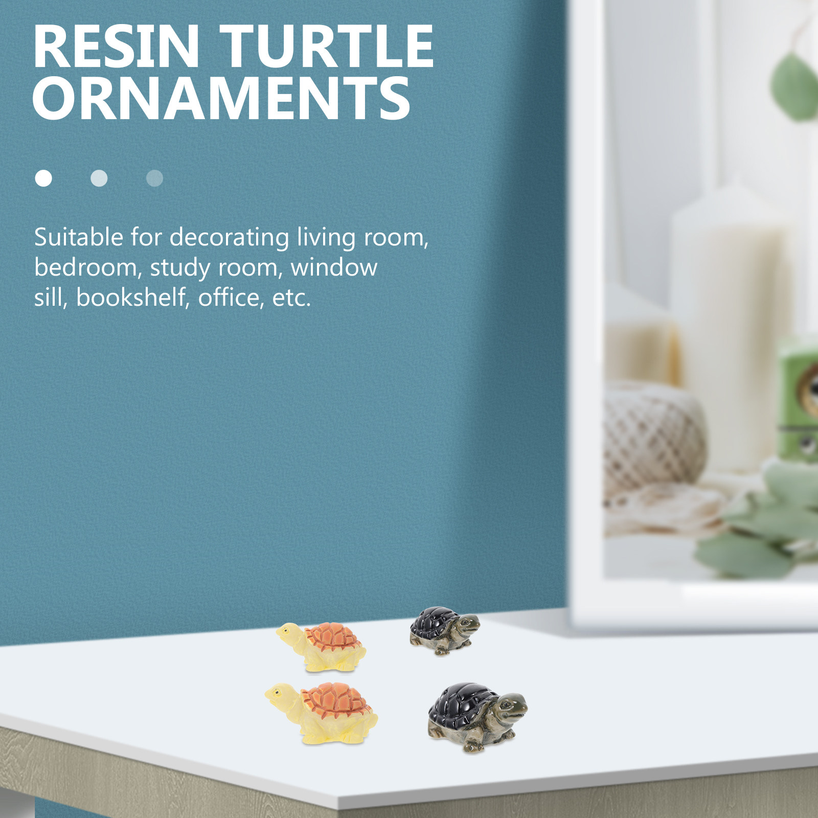 10Pcs Resin Turtle Ornament Mi - Bonsai Garden Landscape Design 리뷰 및 가격