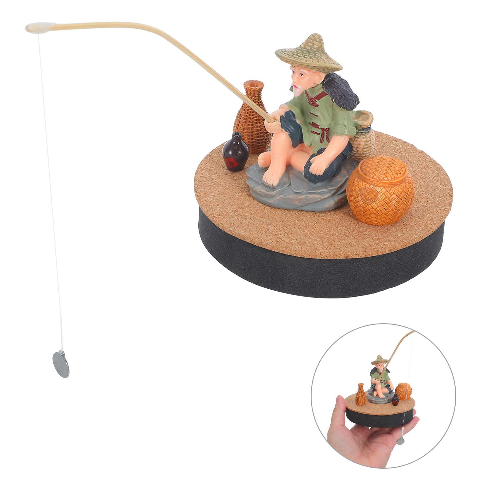 Floating Jiang Taigong Fishing - Bonsai Tree Miniature Zen Garden 리뷰 및 가격