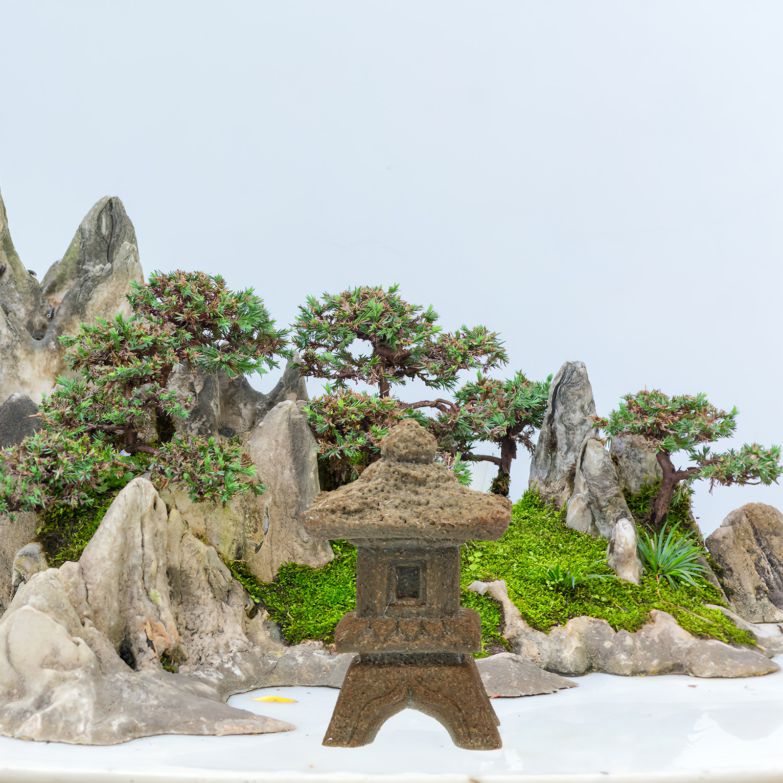 Mini Stone Pagoda Statue Decor - Bonsai Garden Landscape Design 리뷰 및 가격