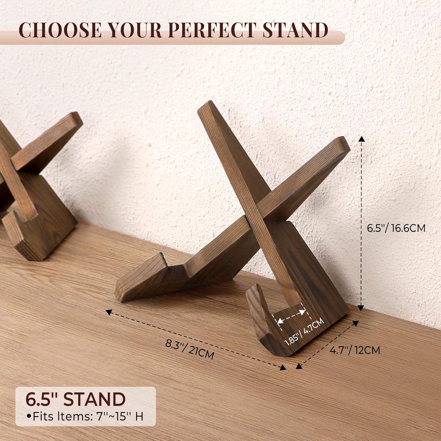 Plate Stand for Display, 6.5 I - Display Stand Wood 리뷰 및 가격