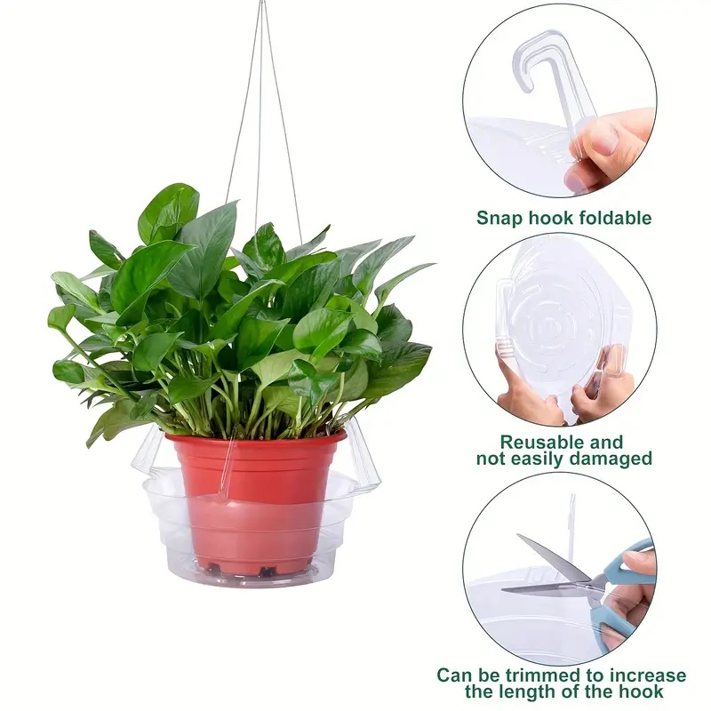 5 Pcs Hanging Plant Water Catc - Drip Tray Saucer 리뷰 및 가격