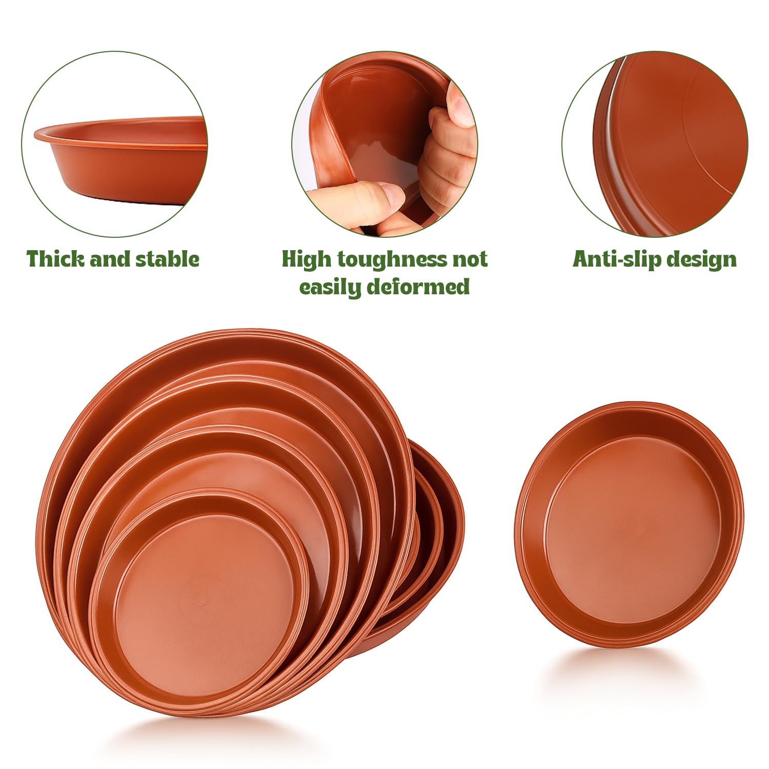 12 Pack Plant Pot Saucers – 4  - Drip Tray Saucer 리뷰 및 가격