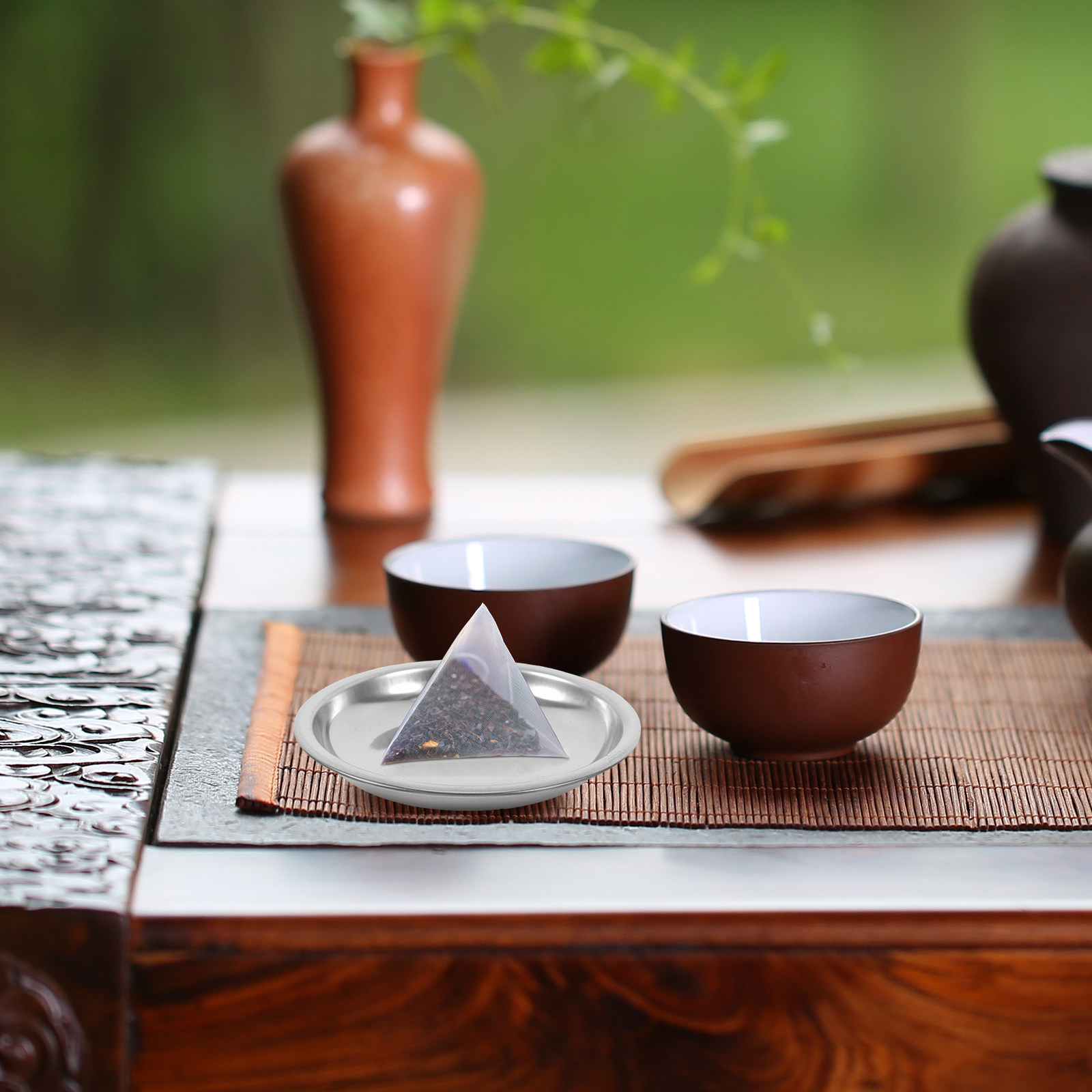 12Pcs Tea Bag Holder Saucer St - Drip Tray Saucer 리뷰 및 가격