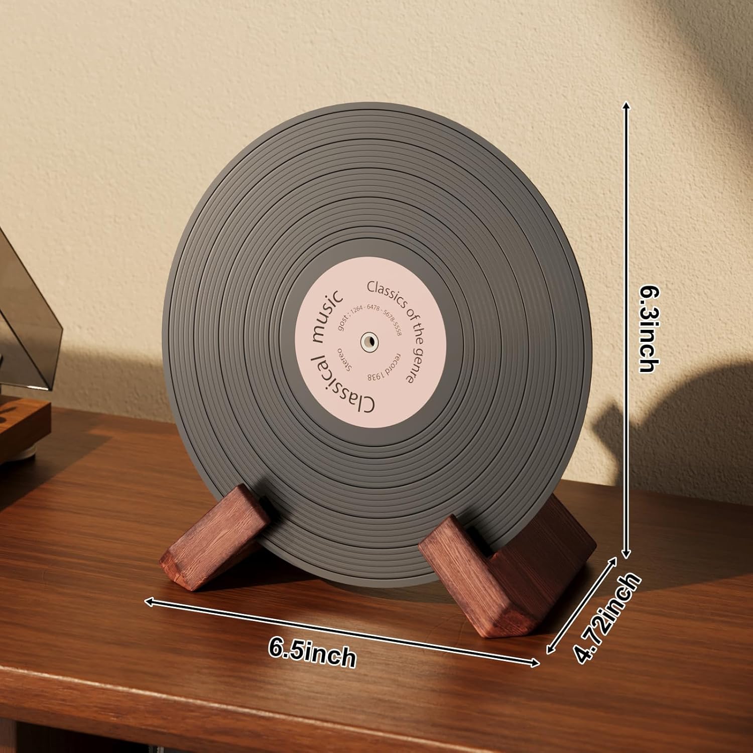 Single Wood Vinyl Record Stand - Display Stand Wood 리뷰 및 가격