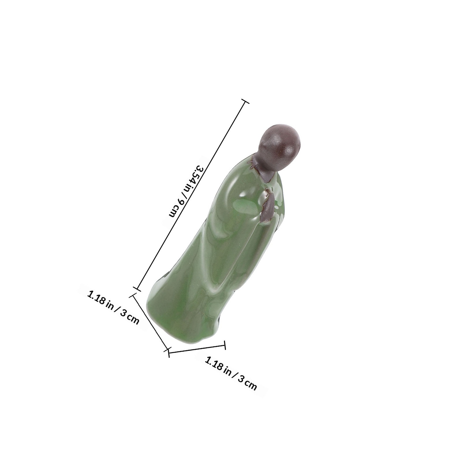 Ceramic Zen Monk Statue Miniat - Bonsai Tree Miniature Zen Garden 리뷰 및 가격