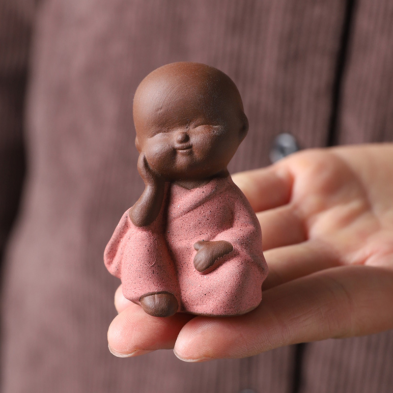 Y Ceramic Mini Monk Figurines  - Bonsai Garden Meaning 리뷰 및 가격