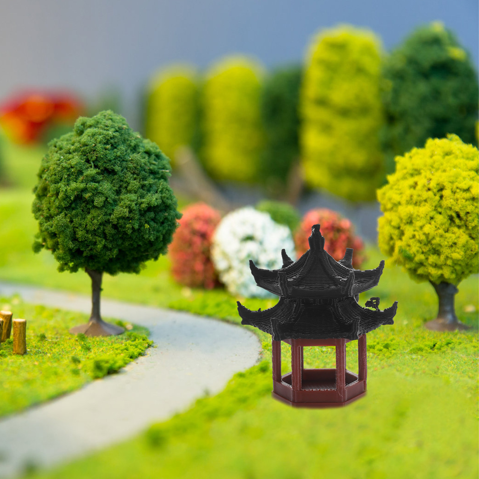 Chinese Style Mini Pavilion Or - Bonsai Garden Landscape Design 리뷰 및 가격