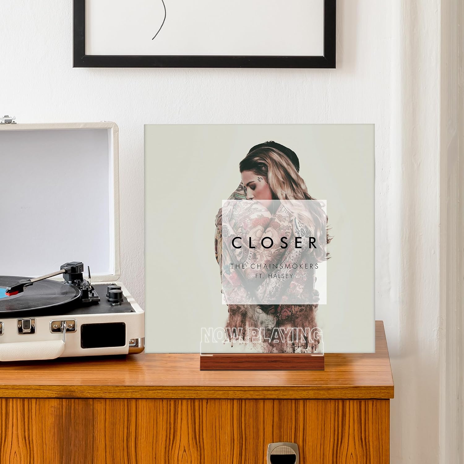 Light Up Vinyl Record Stand, W - Display Stand Wood 리뷰 및 가격