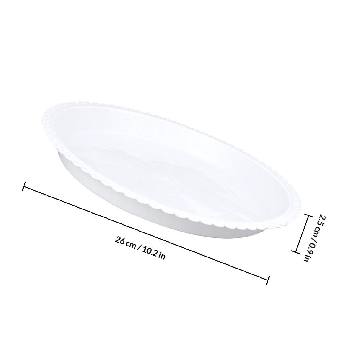 5Pcs Round White Plant Saucers - Drip Tray Saucer 리뷰 및 가격
