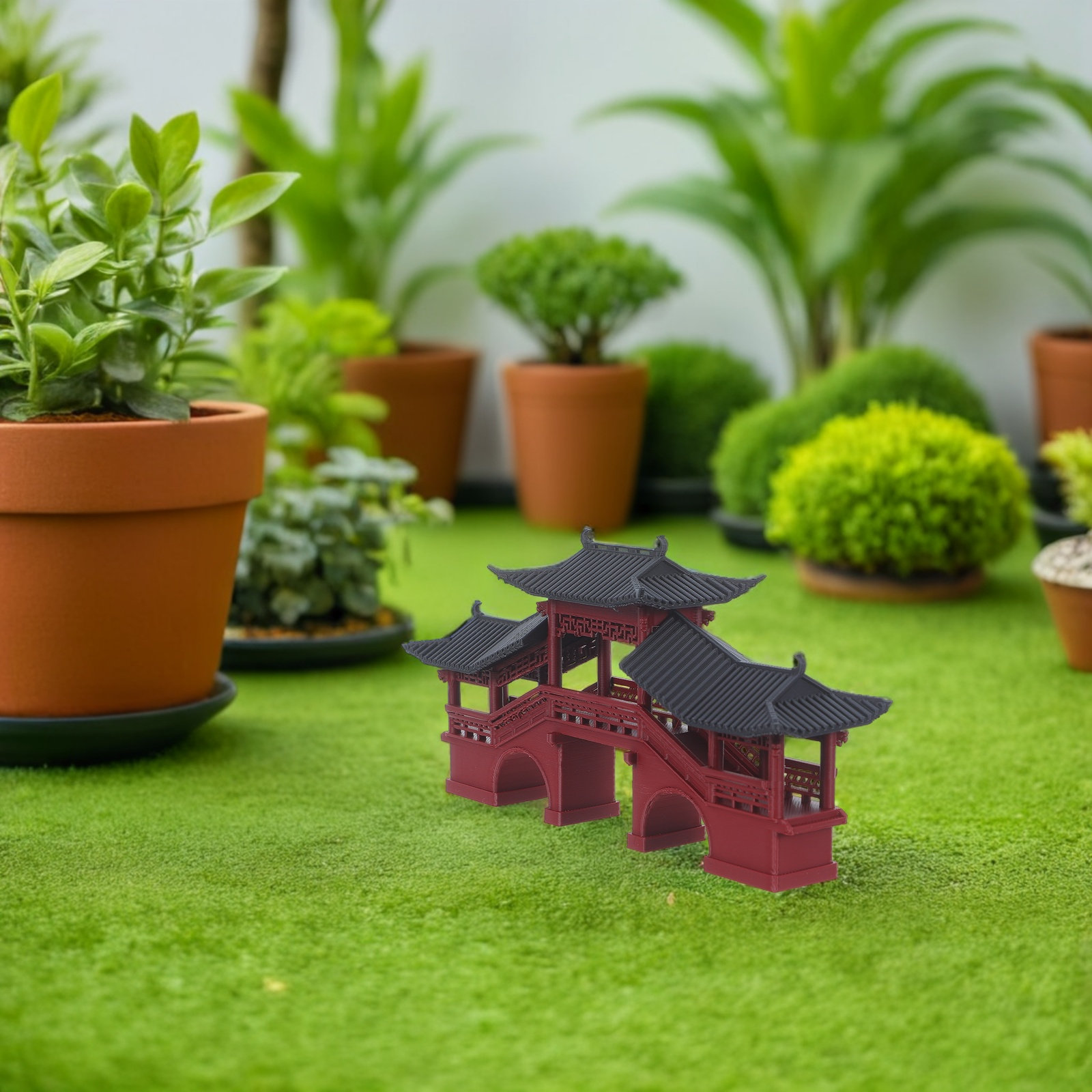 Mini Chinese Bridge Micro Land - Bonsai Garden Landscape Design 리뷰 및 가격