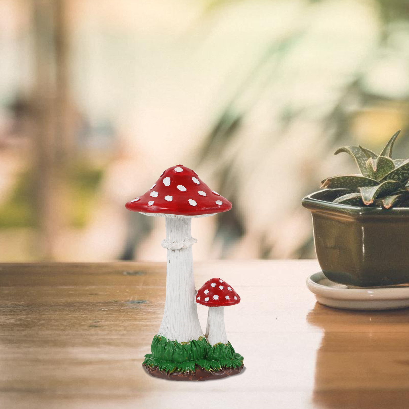 Cute Resin Mushroom Garden Orn - Bonsai Garden Festival 리뷰 및 가격