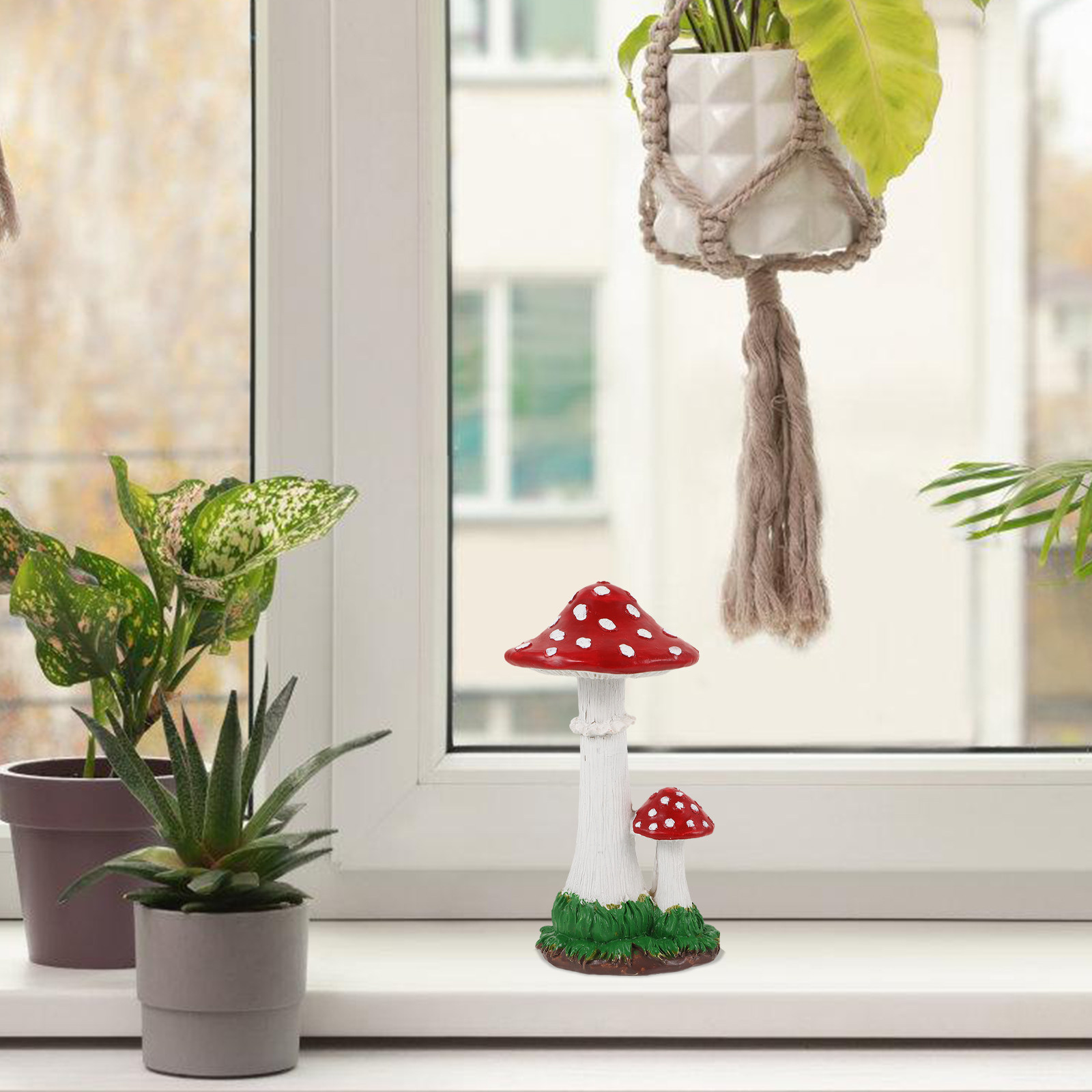 Cute Resin Mushroom Garden Orn - Bonsai Garden Festival 리뷰 및 가격