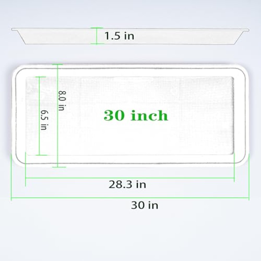 2 Pack of Plastic Plant Tray S - Drip Tray Saucer 리뷰 및 가격