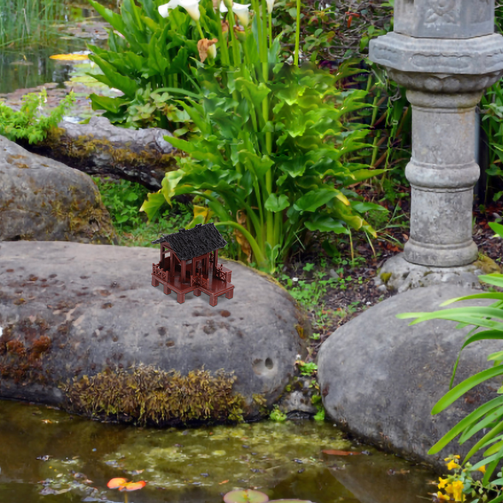 Tiny Pavilion Micro Landscape  - Bonsai Garden Landscape Design 리뷰 및 가격
