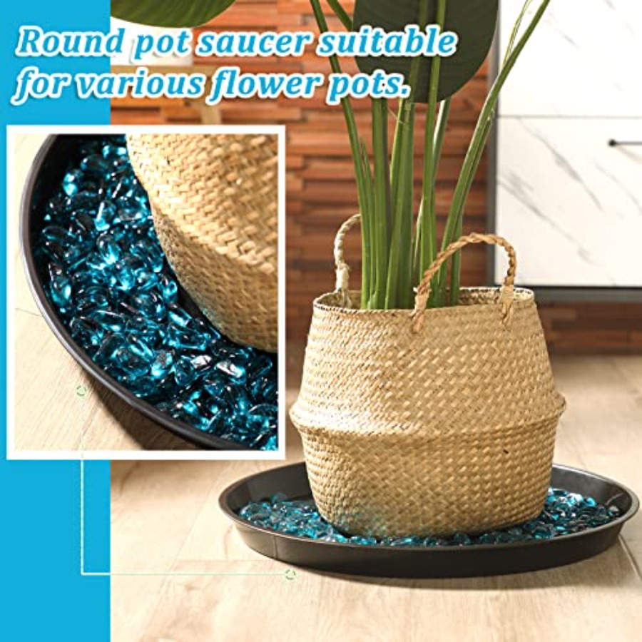 12 Pcs Plastic Plant Saucers R - Drip Tray Saucer 리뷰 및 가격