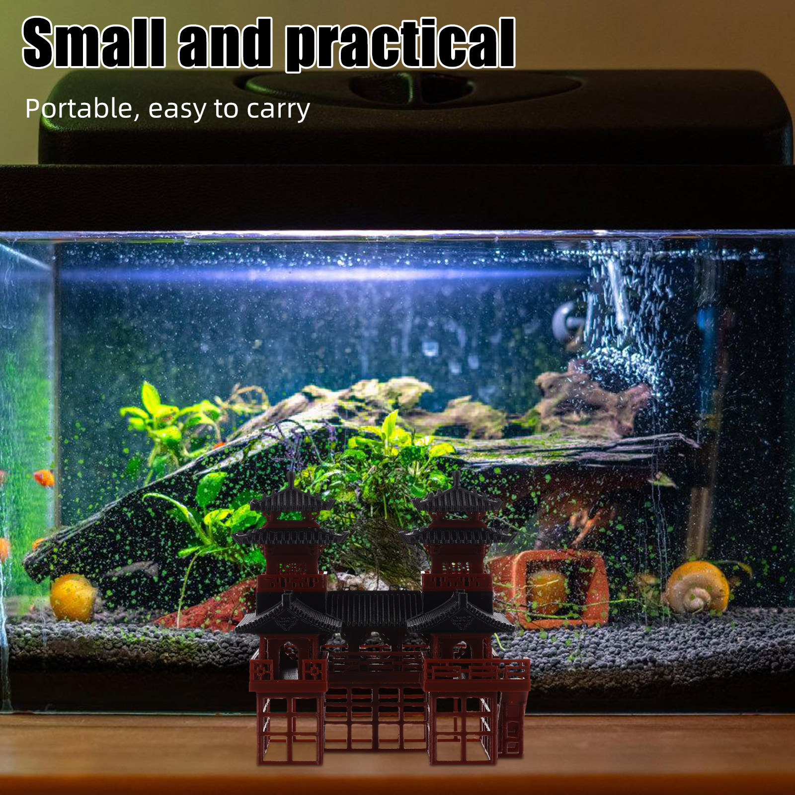 Twin Pagoda Ornament Miniature - Bonsai Garden Landscape Design 리뷰 및 가격