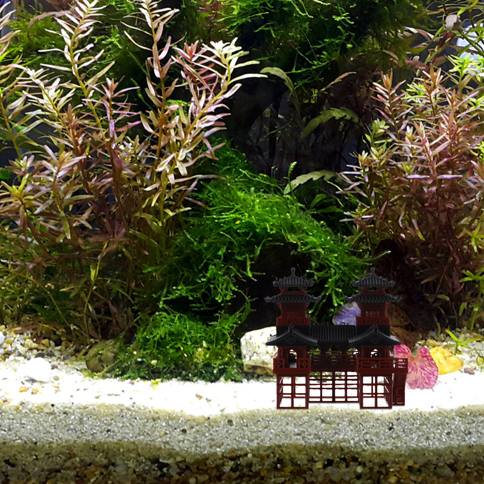 Twin Pagoda Ornament Miniature - Bonsai Garden Landscape Design 리뷰 및 가격