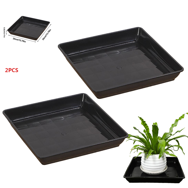 2 Pcs Flower Pot Base Thickene - Drip Tray Saucer 리뷰 및 가격
