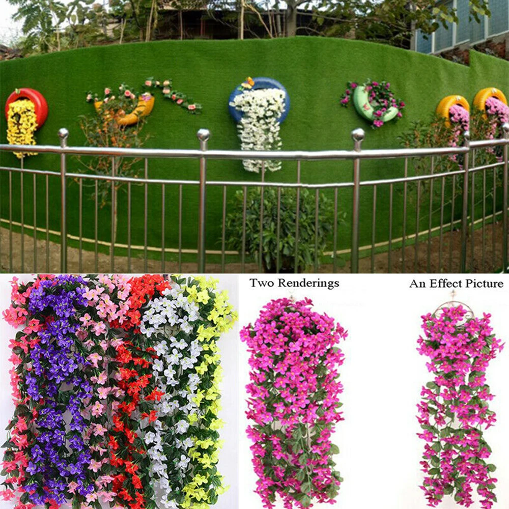 Artificial Flowers Silk Violet - Bonsai Garden Festival 리뷰 및 가격