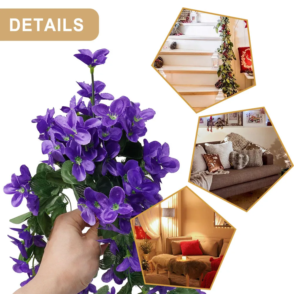 Artificial Flowers Silk Violet - Bonsai Garden Festival 리뷰 및 가격