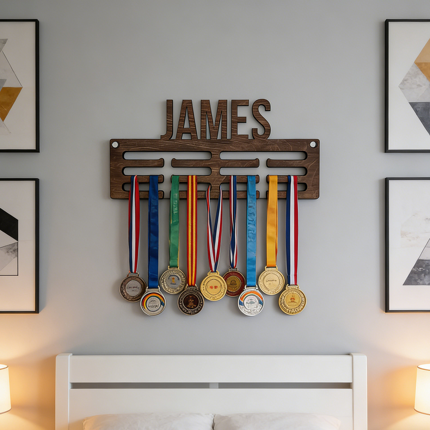 1pc Custom Modern Style Medal  - Display Stand Wood 리뷰 및 가격