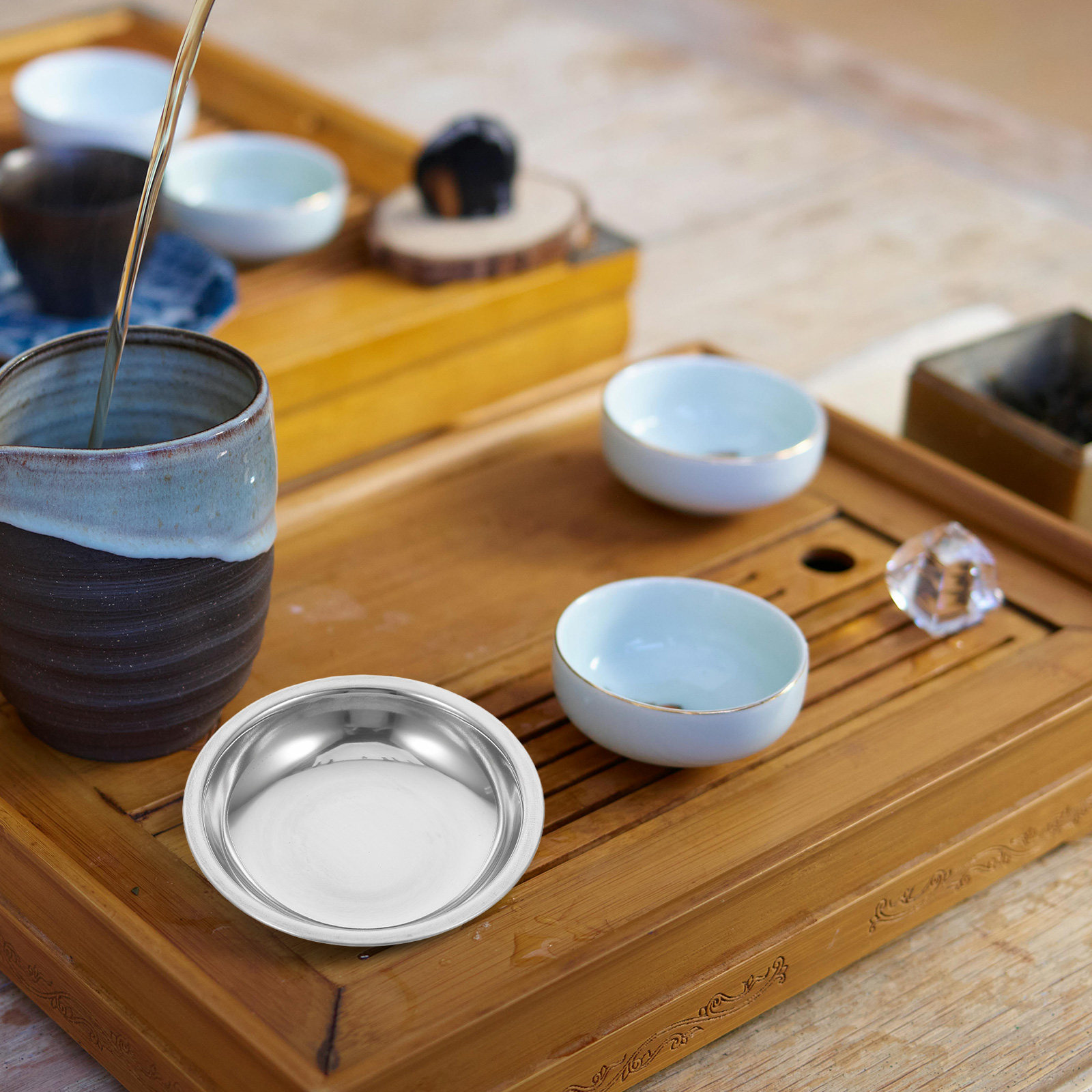 6Pcs Stainless Steel Tea Bag D - Drip Tray Saucer 리뷰 및 가격