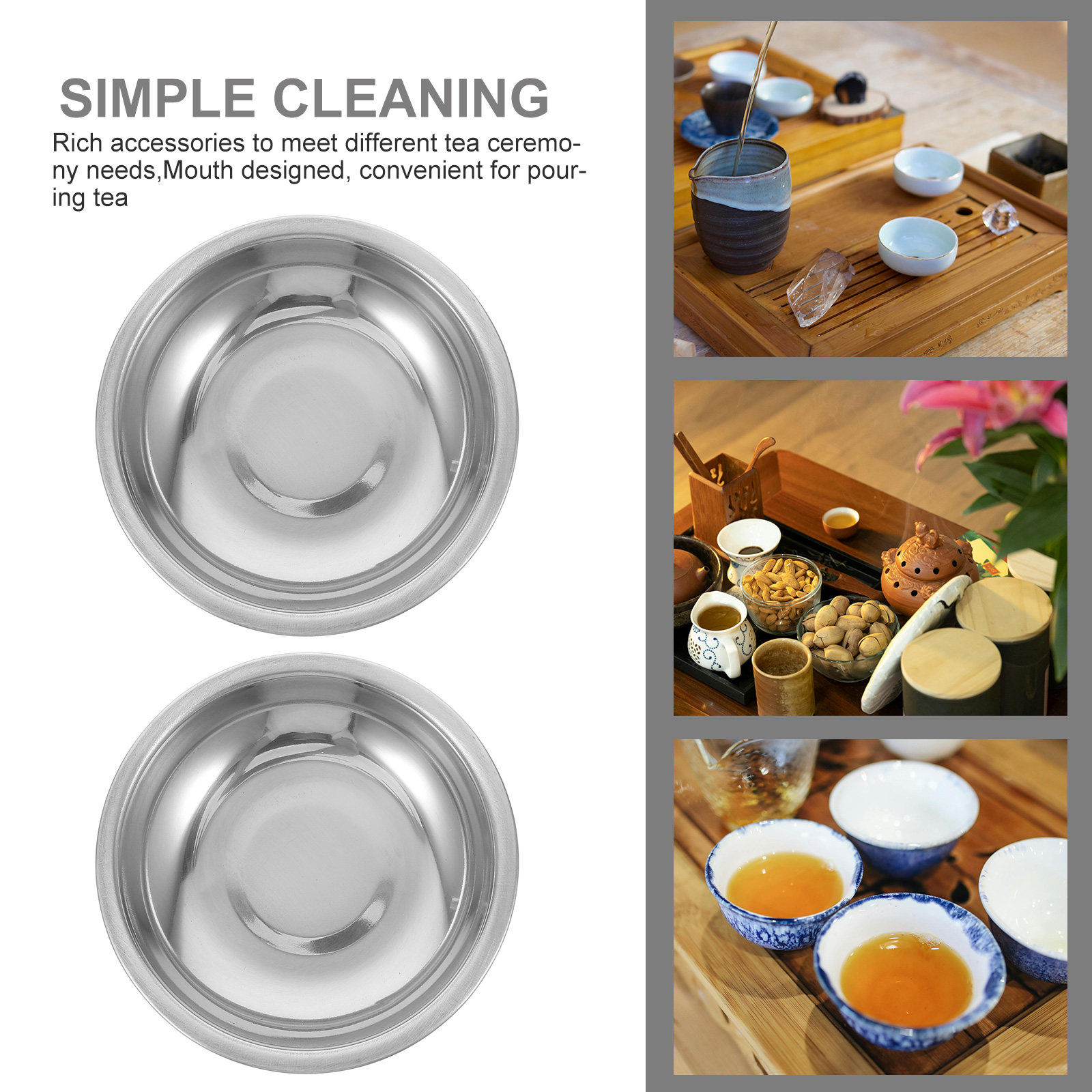 6Pcs Stainless Steel Tea Bag D - Drip Tray Saucer 리뷰 및 가격