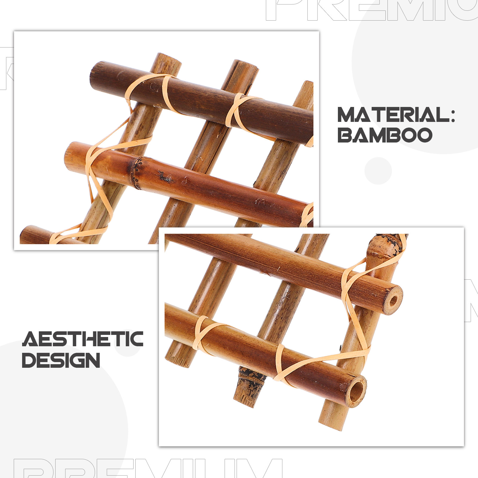 2Pcs Bamboo Fence Mini Garden  - Bonsai Garden Landscape Design 리뷰 및 가격