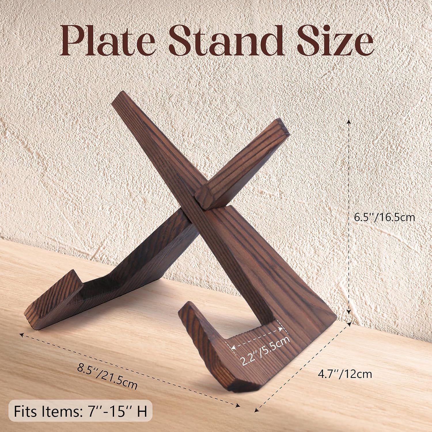 2 Pack Wood Plate Display Hold - Display Stand Wood 리뷰 및 가격