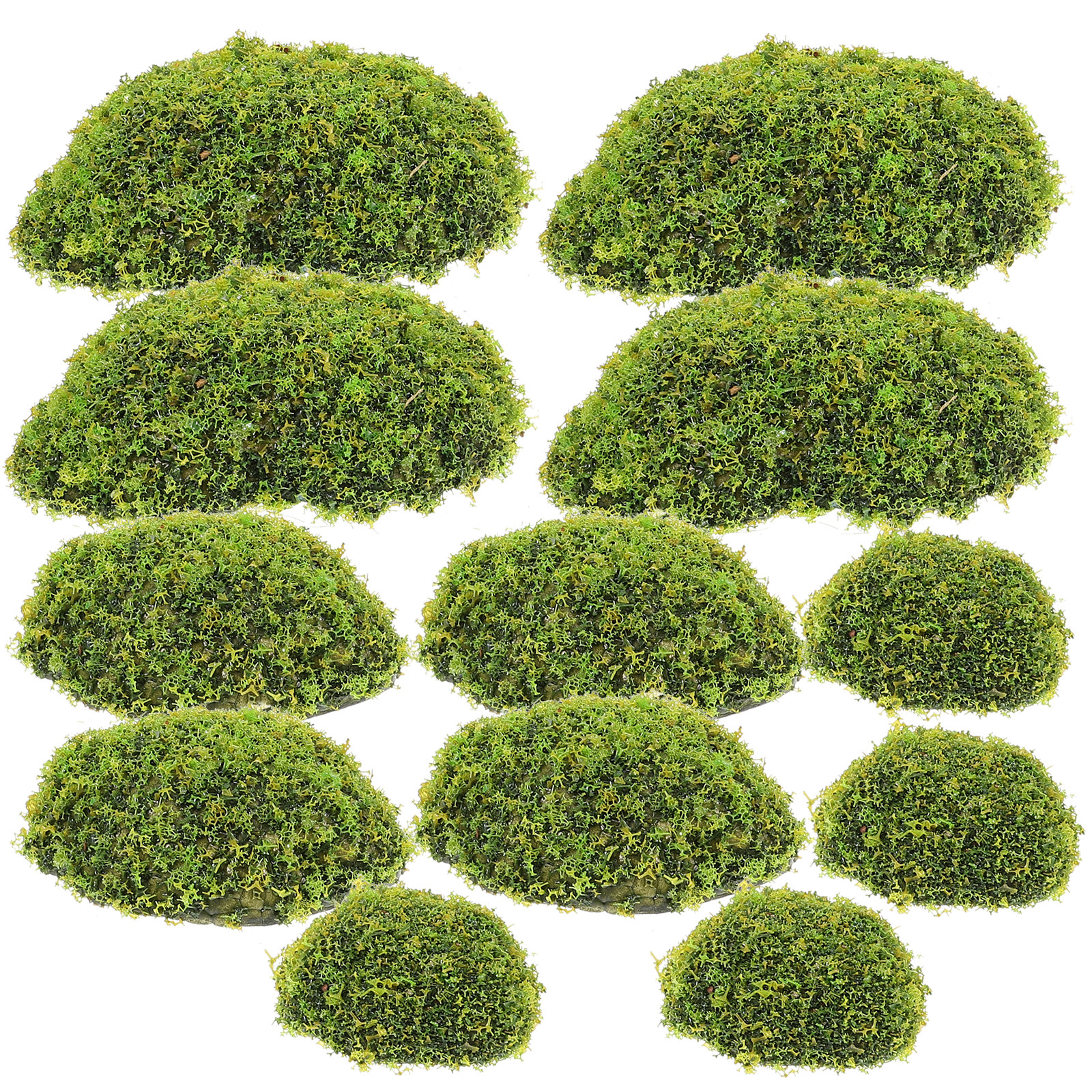12Pcs Small Mossy Stones Premi - Bonsai Garden Landscape Design 리뷰 및 가격