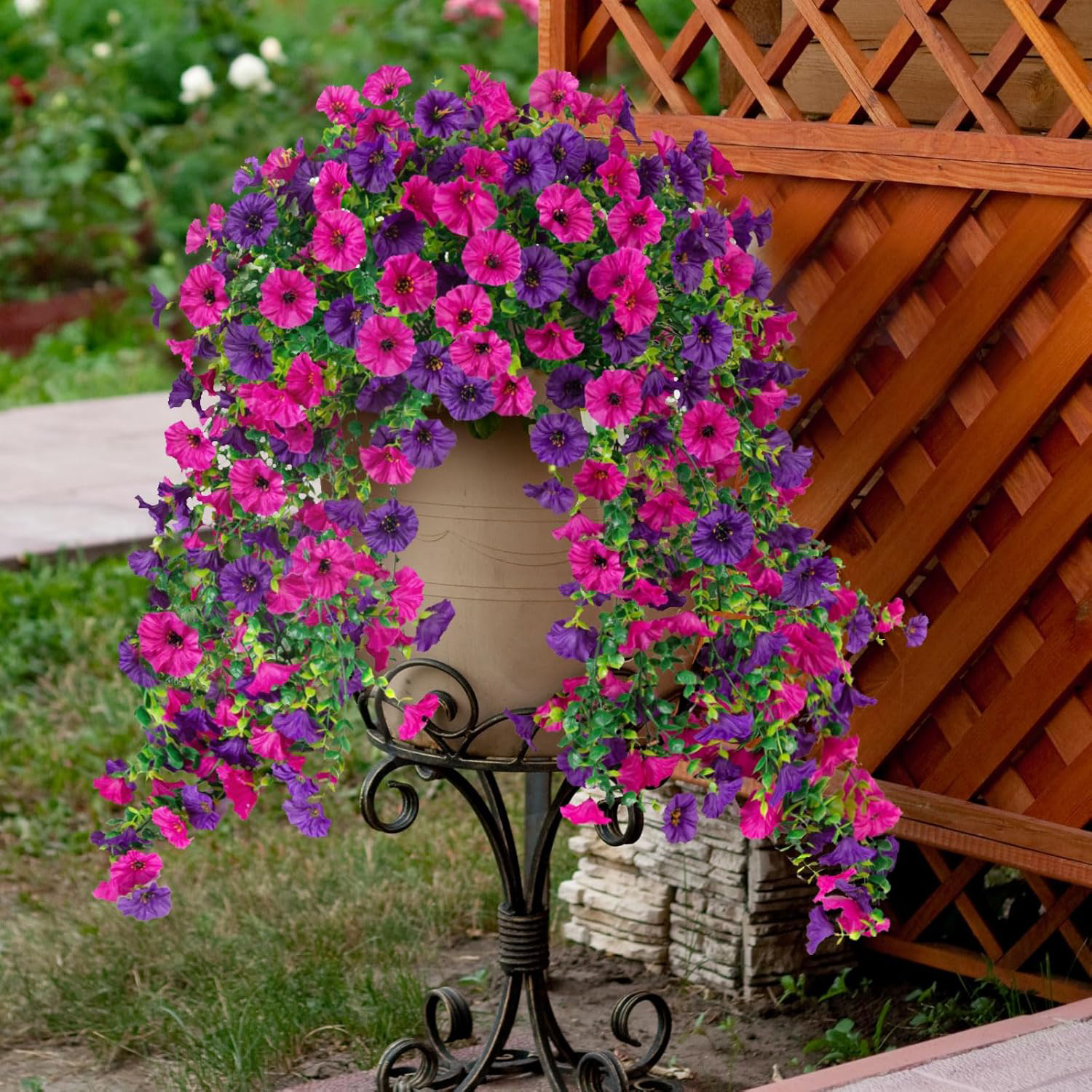 Artificial Flowers Vine Mornin - Bonsai Garden Festival 리뷰 및 가격