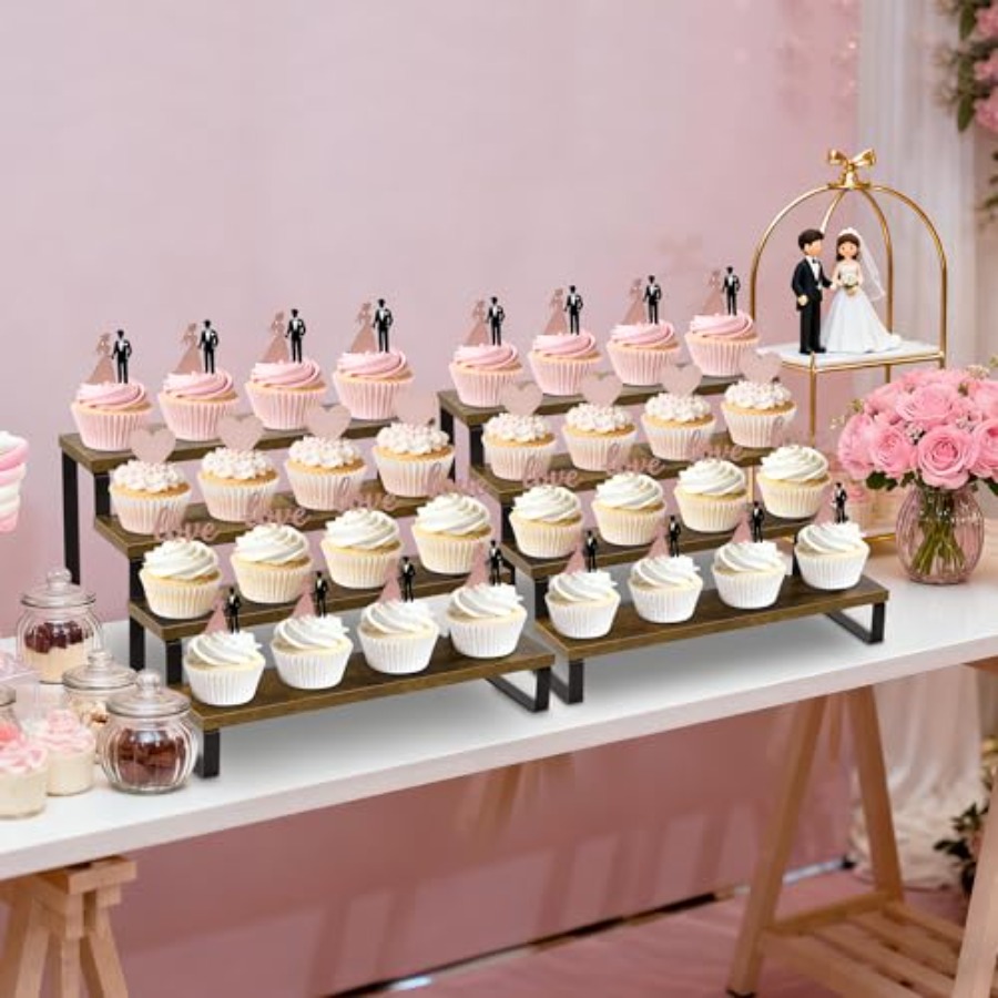Wooden Cupcake Stand 2 Pack Ru - Display Stand Wood 리뷰 및 가격
